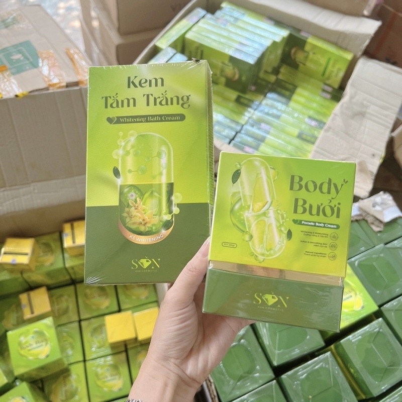 [Mua 1 tặng 3]Kem Body Bưởi ST Siêu Trắng nhanh sau 7 ngày