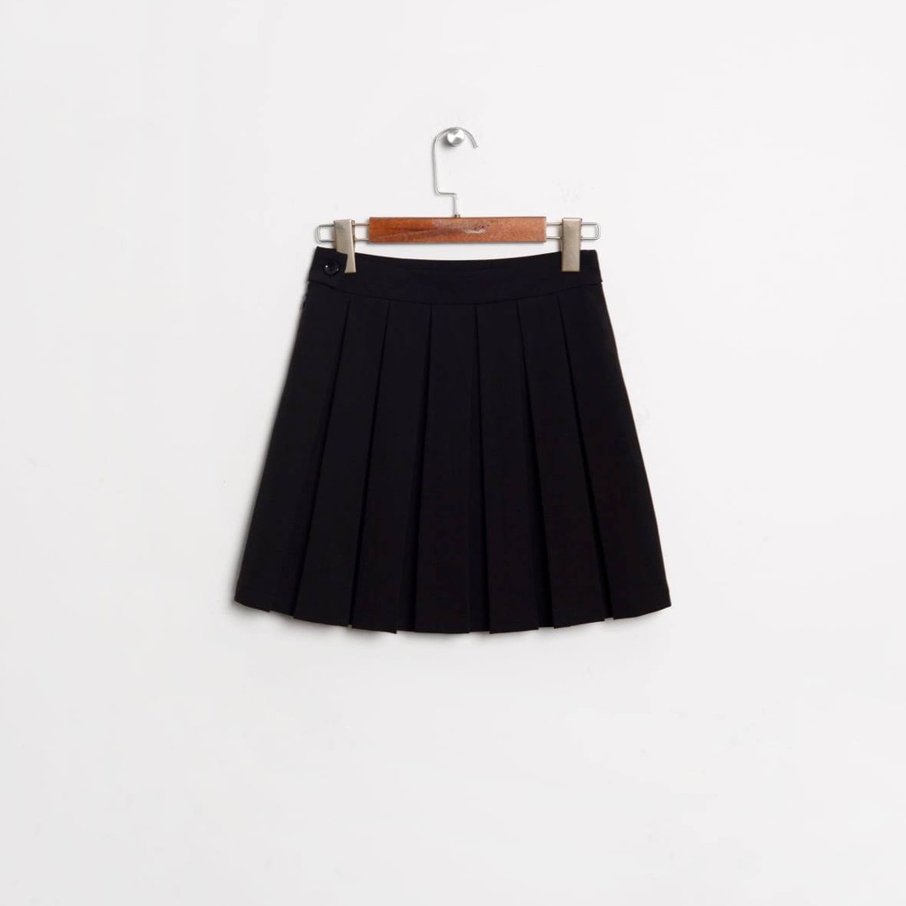 Chân váy tennis cạp lưng cao dáng xòe, Váy ngắn xếp ly có lót màu ĐEN/TRẮNG/NÂU CV1D06 | BigBuy360 - bigbuy360.vn