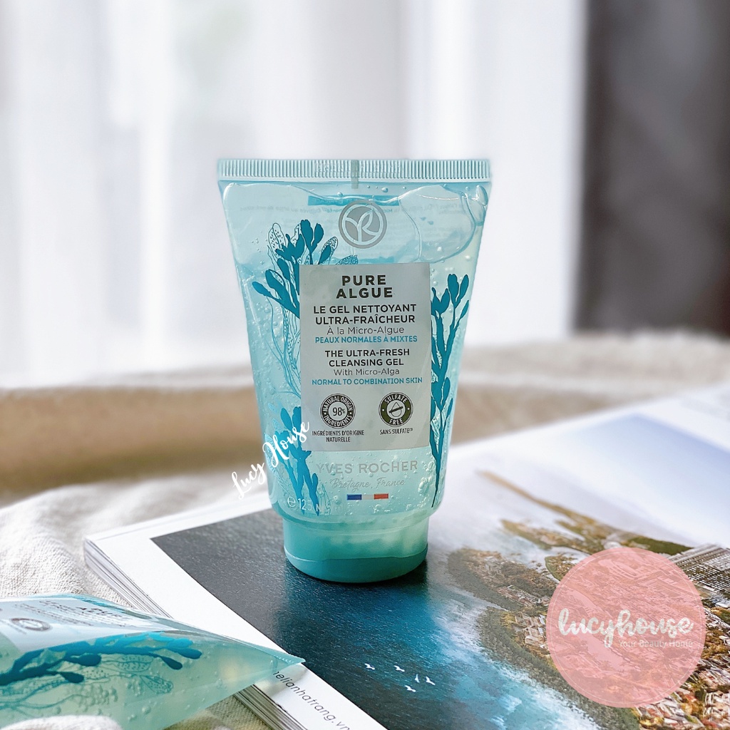 Sữa rửa mặt Yves Rocher Pure Algue/Hydra