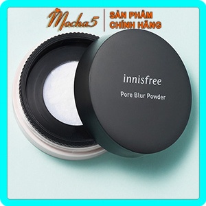 Phấn bột Innisfree PORE BLUR Powder kiềm dầu trắng hồng tự nhiên