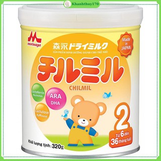 Sữa bột Morinaga số 2 - 320g 12/2022
