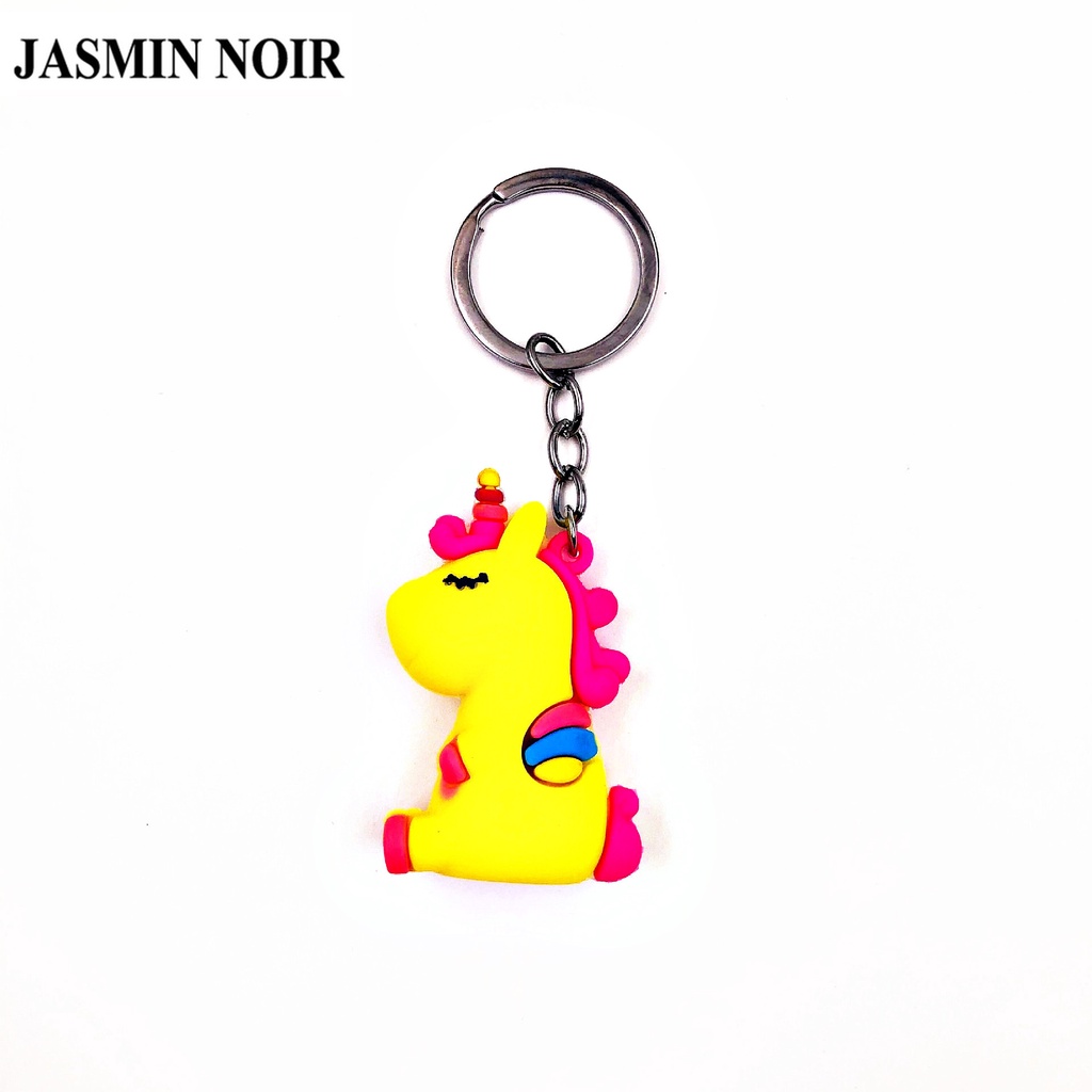 Móc Khóa Jasmin Noir Nhựa Pvc Mềm Hình Kỳ Lân Dễ Thương