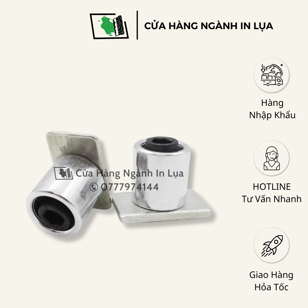 Bọ sắt ( Mã trài ) định vị ray nhôm in lụa