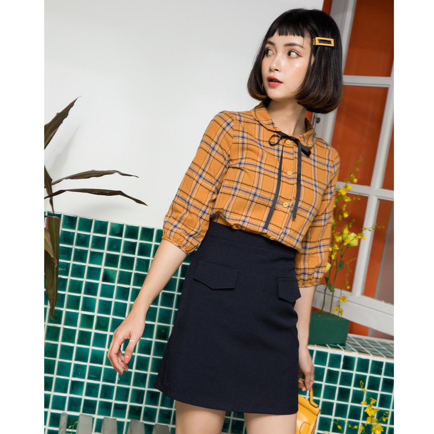 Chân váy chữ A túi giả Bazzi [ ẢNH THẬT TỰ CHỤP]