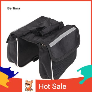 ●BE Cycling Bike Bicycle Front Top Tube Frame Double Bag Pouch Phone Storage Holder