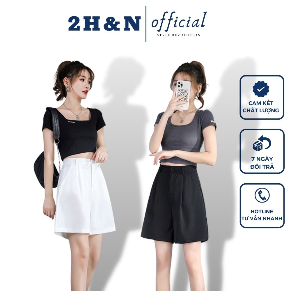 Quần short nữ đùi đũi chun dáng váy siêu hot - 2hnofficial | BigBuy360 - bigbuy360.vn