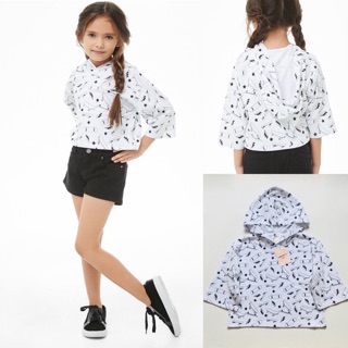 ÁO CROPTOP CÓ MŨ F21 SIZE ĐẠI XUẤT XỊN