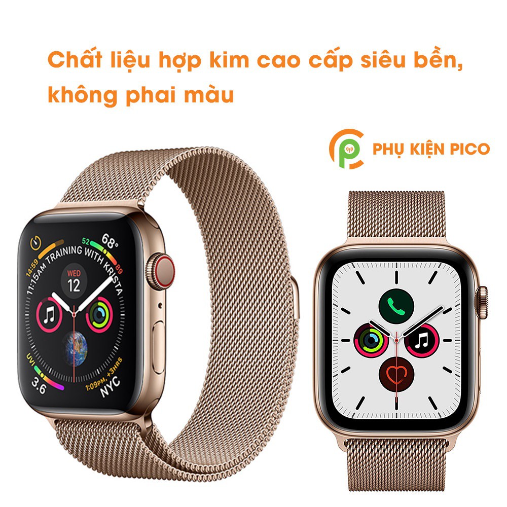 Dây Apple Watch Series 6 / Apple Watch SE 40/44 mm thép không gỉ có khóa nam châm – Dây Milanese Loop Apple Watch