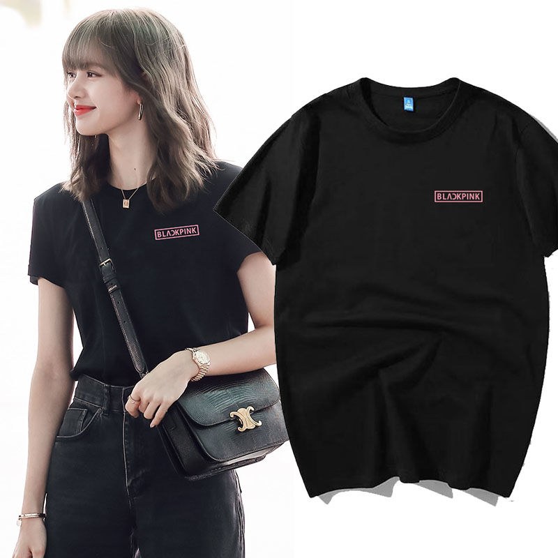 Áo thun LISA ký hiệu BLACKPINK dễ thương