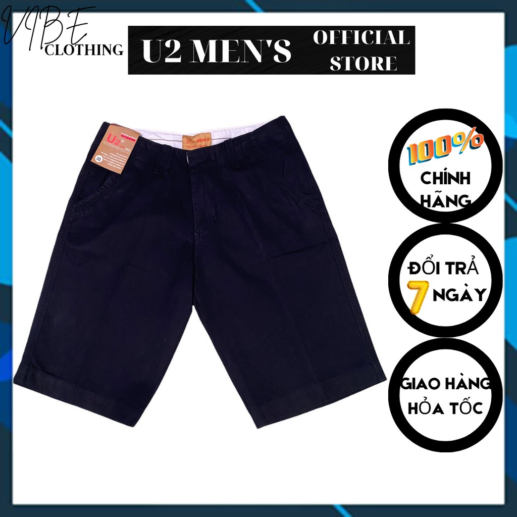 Quần Short Kaki Nam, Quần Đùi Kaki Nam U2 MEN'S Co Dãn Cao Cấp,Vải Mềm Mịn, Thời Trang Hàn Quốc dễ phối đồ