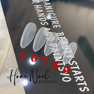 Móng bầu nhám bán lẻ size 4-5-6-7-8-9