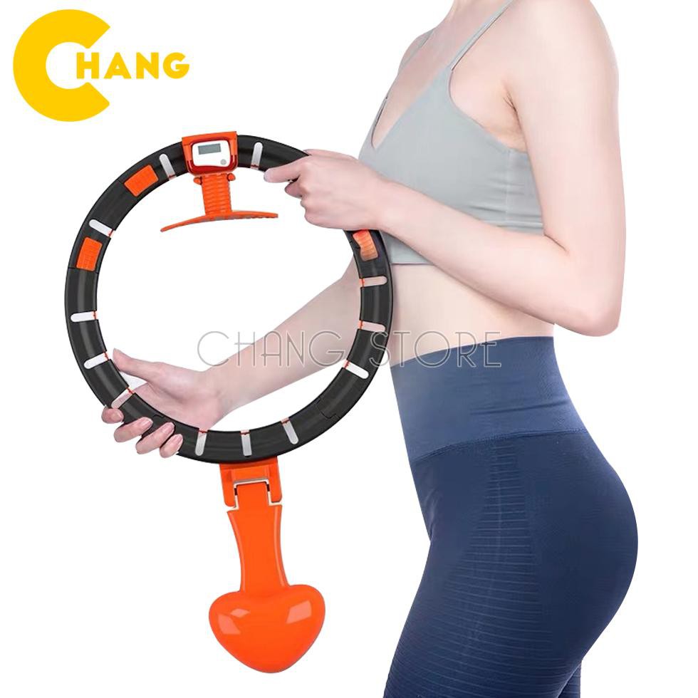 Vòng Lắc Eo Thông Minh Giảm Mỡ Bụng Có Thể Điều Chỉnh Kích Thước Siêu Tiện Dụng