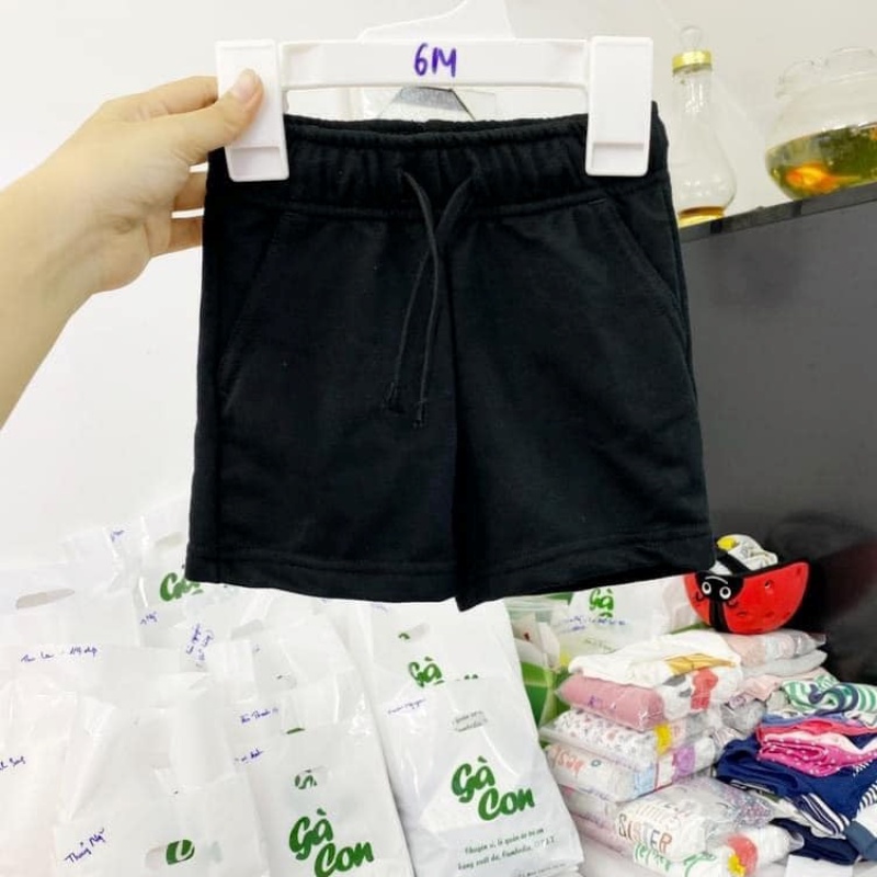 Quần bé gái bé trai phong cách Hàn short đùi GA hàng xuất dư cao cấp chất cotton combo 3 quần Xiaomimi E2.024.8