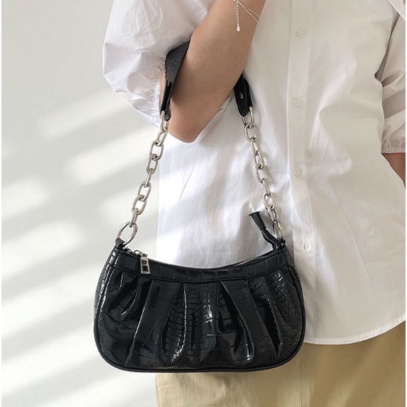 Túi đeo chéo nữ, túi đeo vai da rắn thời trang cực xinh