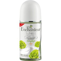 Lăn khử mùi dưỡng da trắng mịn màng Enchanteur Delightful 50ml