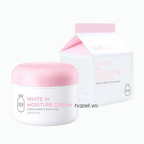 KEM DƯỠNG TRẮNG DA /Kem Dưỡng Trắng, Mờ Thâm, Tàn Nhang G9Skin White In Whipping Cream 50g [Mọi Loại Da, Da Dầu]