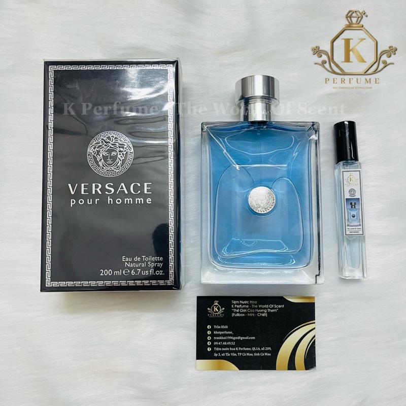 [K Perfume Chính Hãng] Nước Hoa Nam Versace Pour Homme