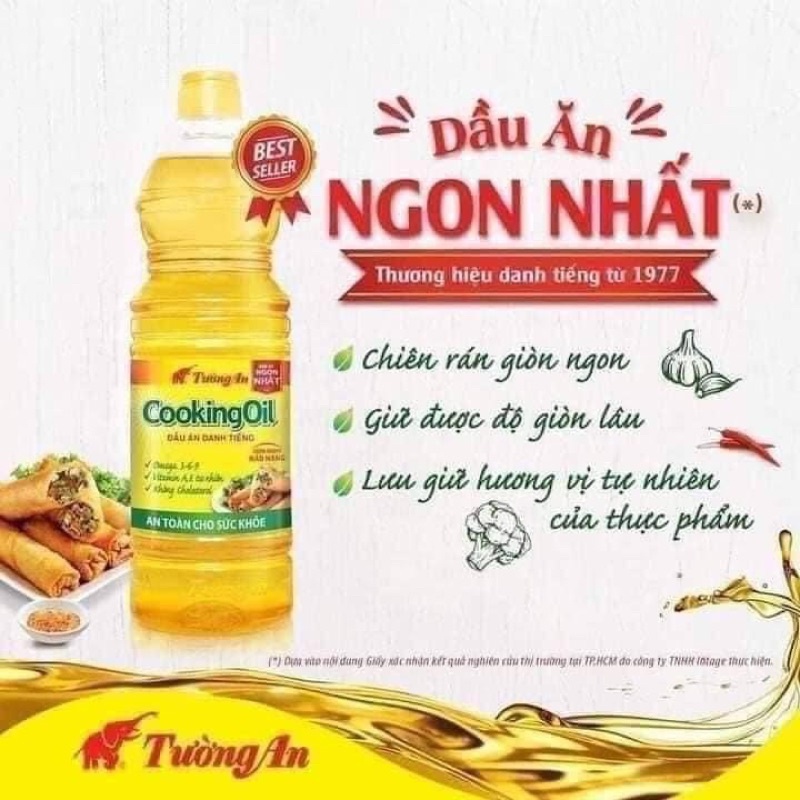 COMBO 5 DẦU ĂN CookingOil 400ml Date 2024