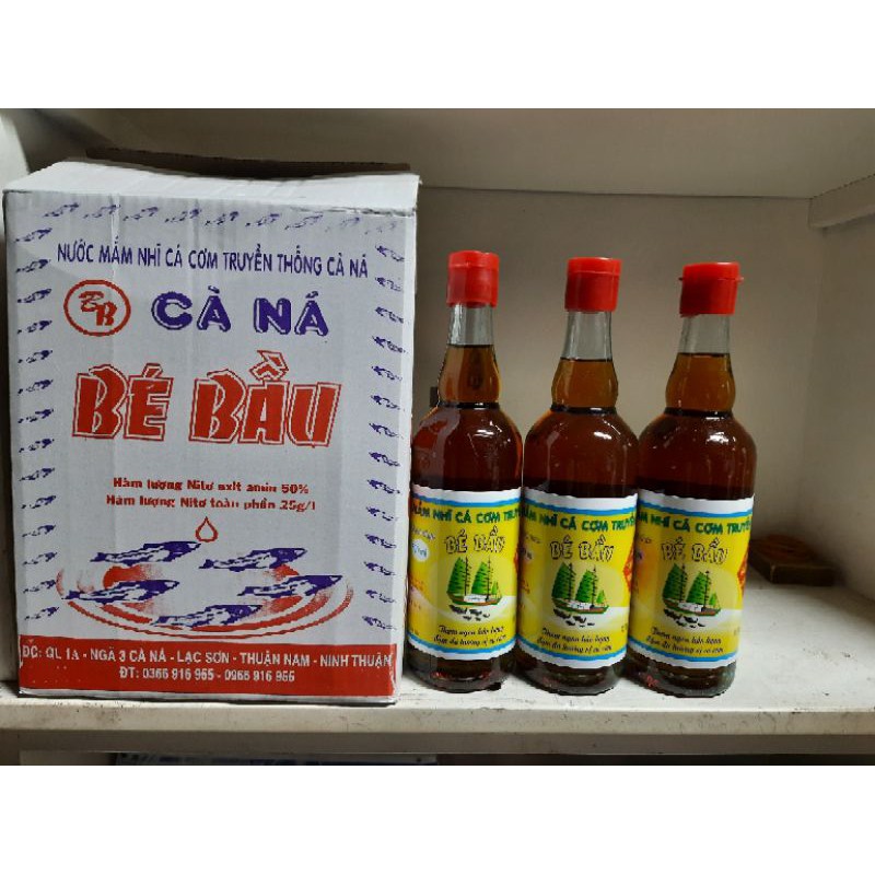 1 THÙNG NƯỚC MẮM NHĨ BÉ BẦU THƯỢNG HẠNG 6 CHAI
