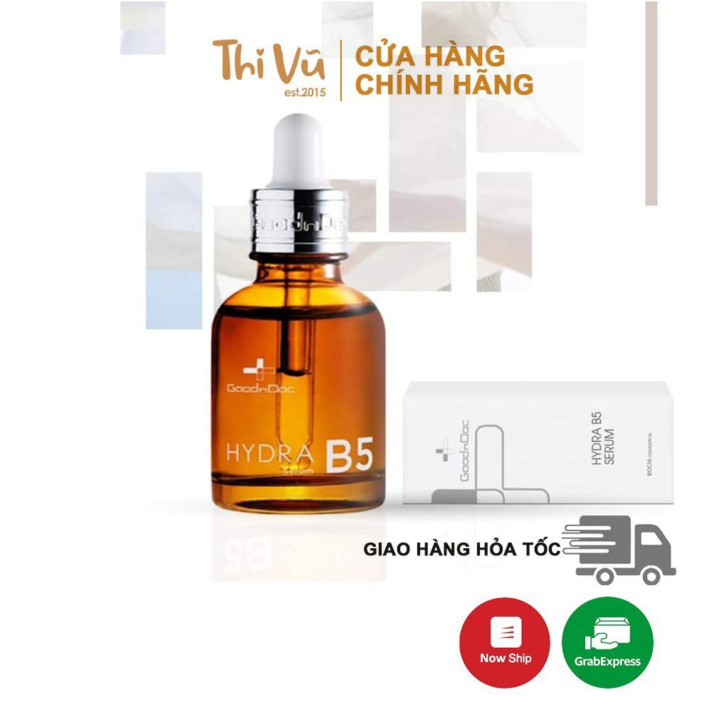Serum GoodnDoc Hydra B5, Tinh chất Dưỡng Ẩm Phục Hồi, Cấp Nước Chống Lão Hóa Da - Thi Vũ