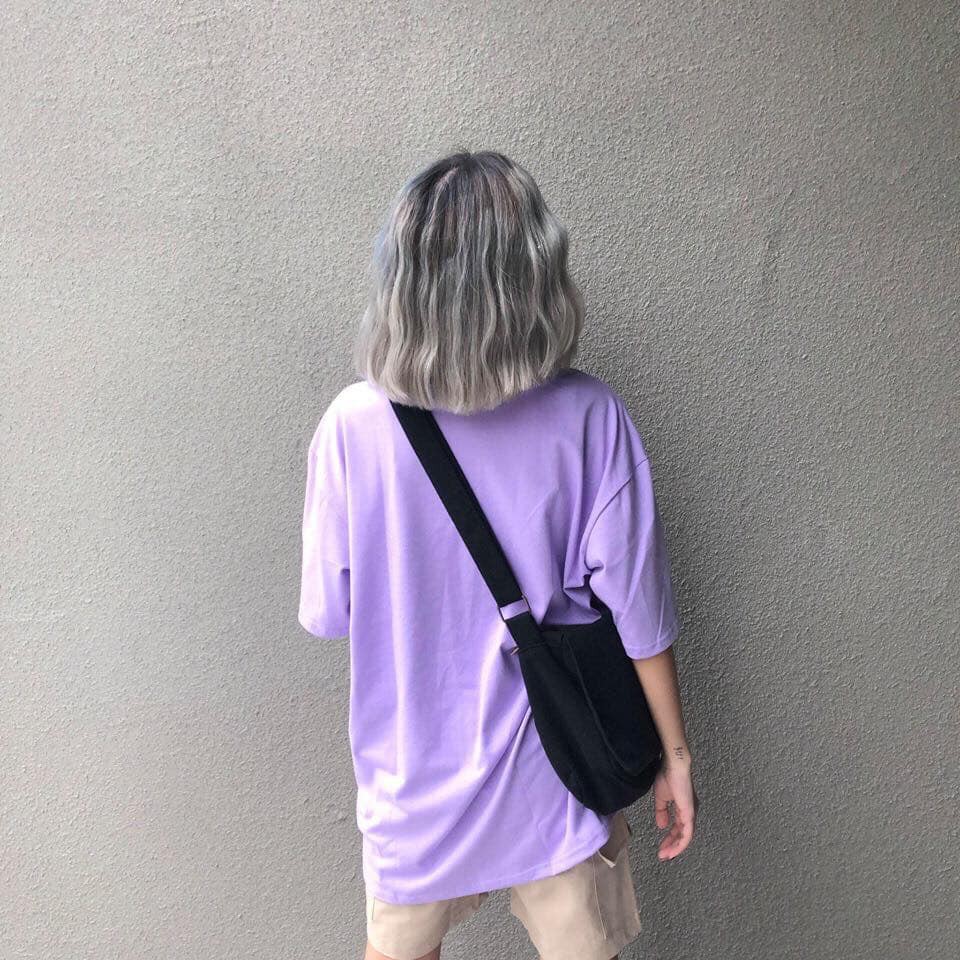 Áo thun trơn tay lỡ form rộng, size từ 40 - 105kg