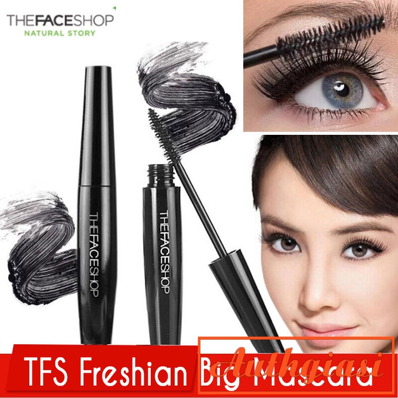 Mascara chuốt mi The Face Shop Freshian Big Mascara TFS làm dày và cong mi