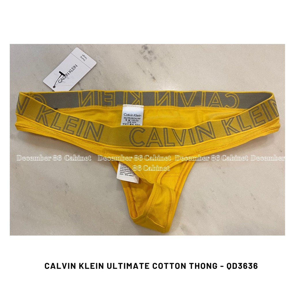 Quần lót nữ Calvin Klein Ultimate Cotton Thong - QD3636