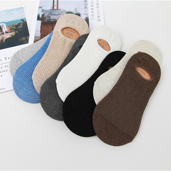 Set 7 đôi tất dệt kim xuất Nhật, tất ngắn cổ nam nữ unisex