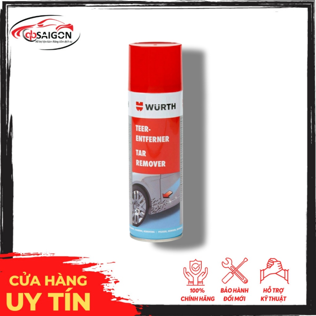 🚗 Chất Tẩy Rửa Nhựa Đường 300ml Wurth - Đức - 089026