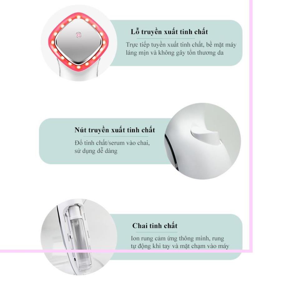 Máy Massage Mặt Truyền Dẫn Tinh Chất – Nâng Cơ EMS – Ánh Sáng Sinh Học-Beauty Top Spot | BigBuy360 - bigbuy360.vn