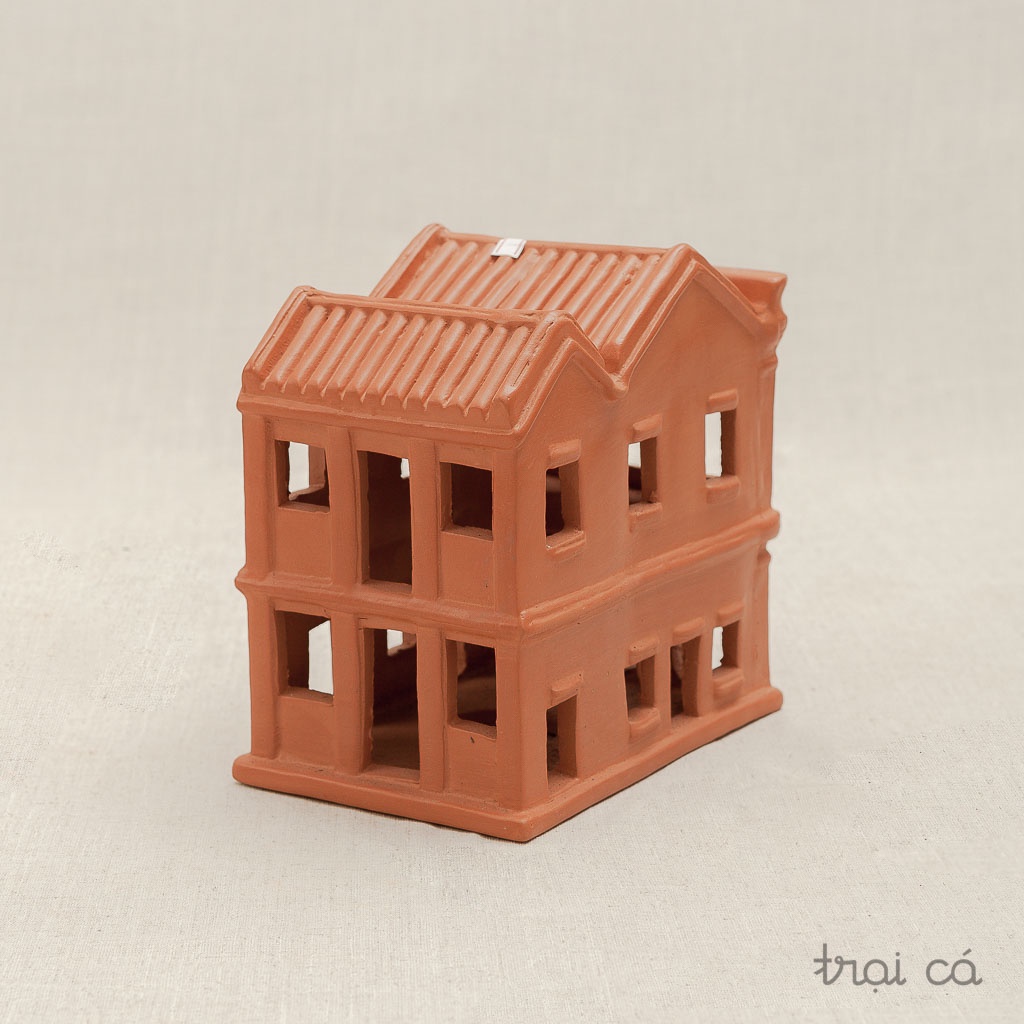 Ngôi Nhà Trang Trí Đất Nung xinh xắn TRẠI CÁ HOME