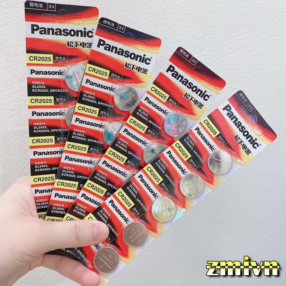 Pin Cúc Áo Panasonic 3V Lithium CR2025