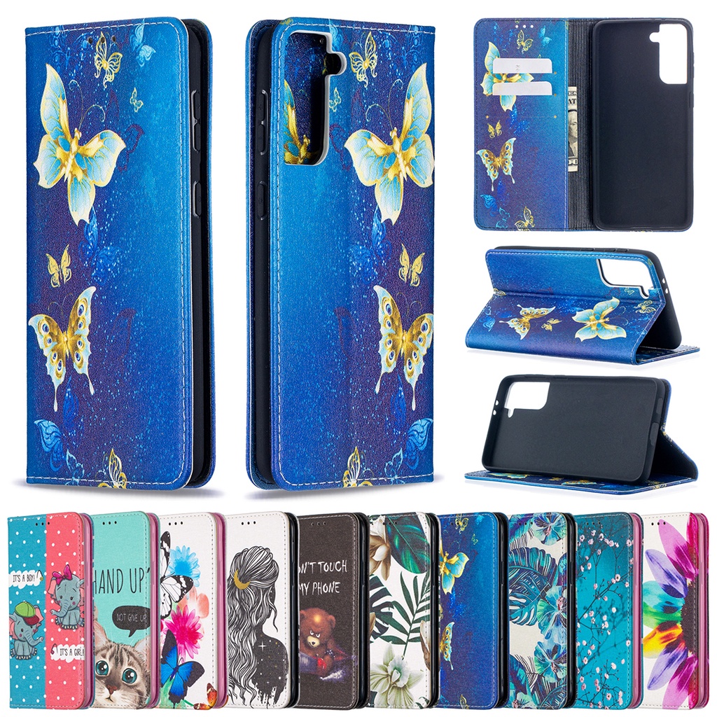 Case for Samsung Galaxy S21 Ultra 5G / S21+ 5G / S21 PLUS 5G / S21 FE 5G / S21 5G Ốp Điện Thoại Da Cho