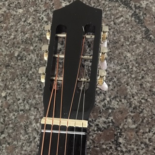 Guitar Classic màu đen + bao + Capo