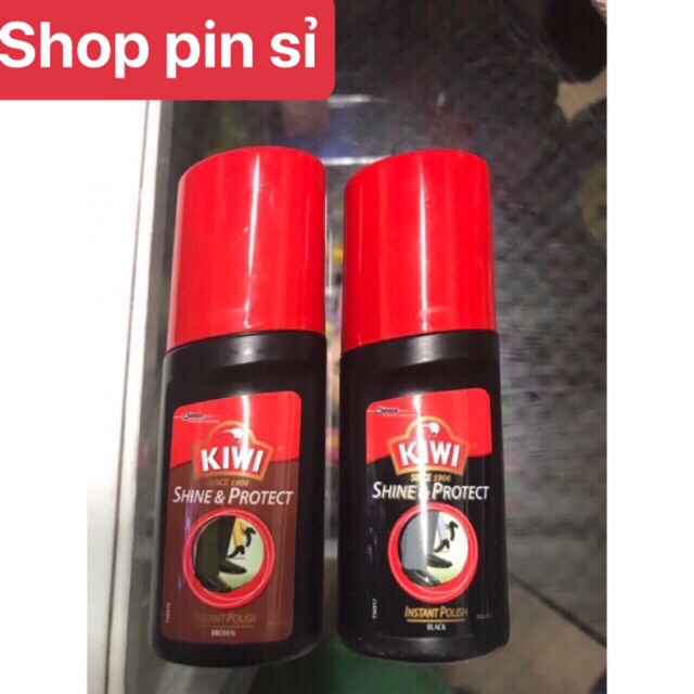 Xi Bóng Nước Kiwi Màu Đen - Nâu 30ml -&gt; 75ml