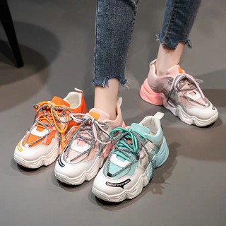 Giày nữ🍓Yến Yến Sport🍓Giày sneaker đế độn chuyển màu siêu đẹp