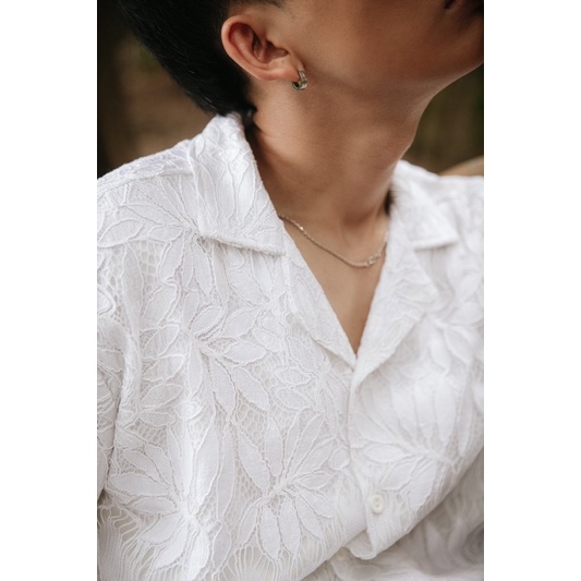 WHITE LACE SHIRT | BigBuy360 - bigbuy360.vn