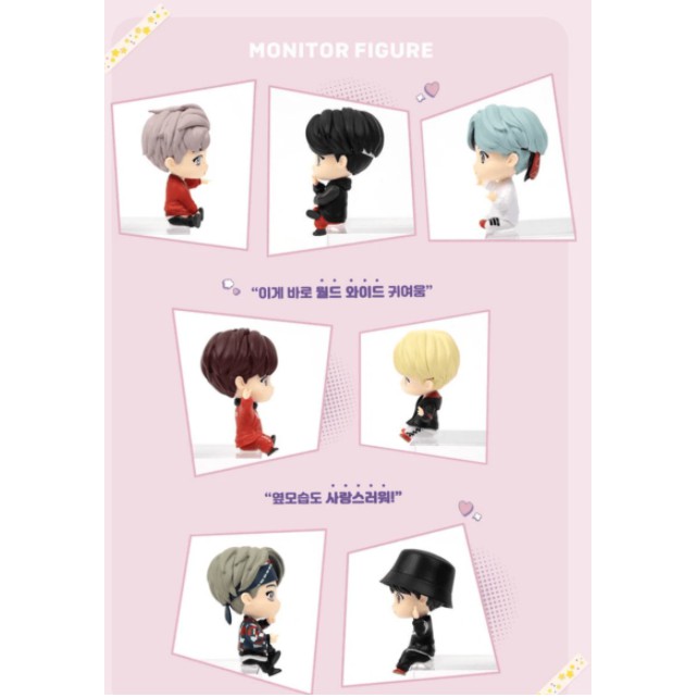 Mô hình BT21 BTS TinyTan Monitor Figures