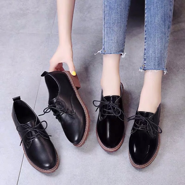 Giày nữ oxford vintage siêu xinh
