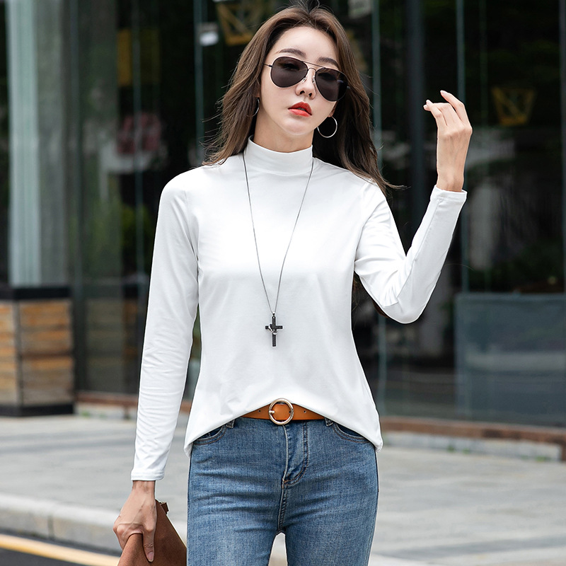 Áo Nhung Tay Dài Cổ Lọ Thời Trang Thu Đông 2020 Cho Nữ | BigBuy360 - bigbuy360.vn