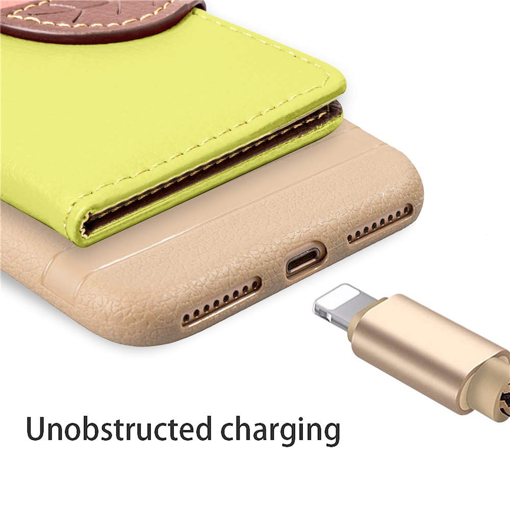 Ốp điện thoại TPU tích hợp ví da PU kiêm giá đỡ dành cho iPhone 6 6S 7 8 Plus X XS XR Max | BigBuy360 - bigbuy360.vn