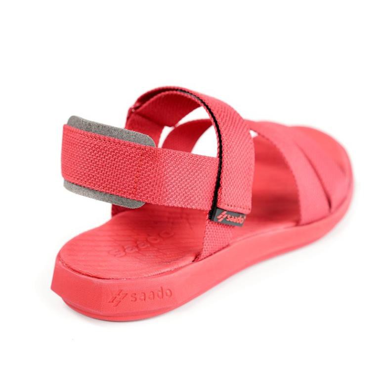 [CHÍNH HÃNG] SANDAL SAADO | NN05 – Màu Đỏ Hồng Tươi Basic Trơn | Giày Sandal Nam Nữ Cá Tính, Nổi Bật Cao Cấp -az1