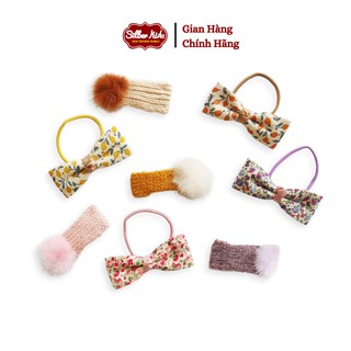Set Dây Buộc Tóc + Kẹp Tóc Hoa Xinh Xắn Cho Bé Yêu SILBER KIDS