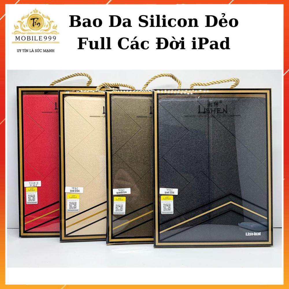 Bao da iPad - Silicon dẻo - Hãng LISHEN - Mini 1/2/3/4/5 - iPad 2/3/4 - Air 1/2 - 2017/ 2018 -10.2'' / Pro 11inch | BigBuy360 - bigbuy360.vn