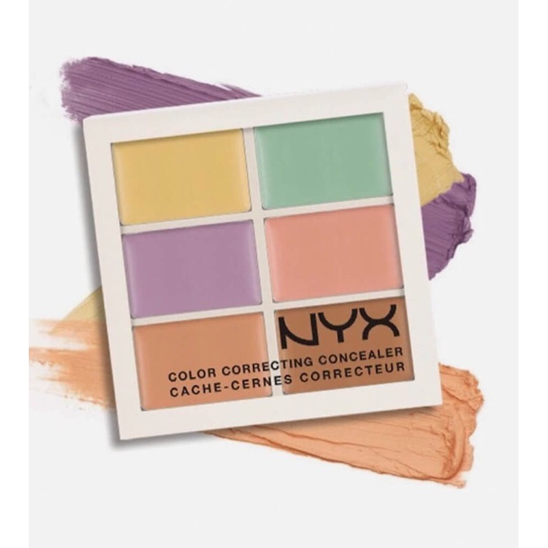 Bảng che khuyết điểm NYX color Correcting Concealer 6 ô