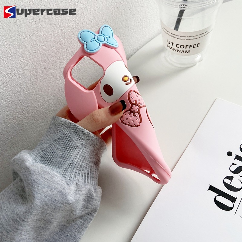 Ốp điện thoại silicon mềm họa tiết hoạt hình Melody màu hồng cho Xiaomi Mi 10 Pro Lite 5X Redmi Note 8 7 Pro K30 Pro
