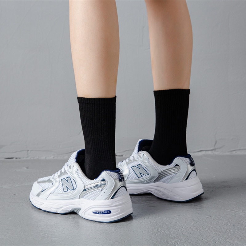 Tất cổ cao nam nữ nhún chất liệu cotton mềm thoáng mát dễ phối đồ EVA BRA GB00023