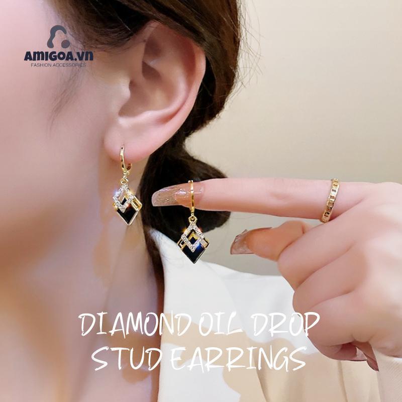 ✨✨Bông Tai Thả Hình Thoi Tinh Tế Thời Trang Cao Cấp