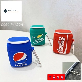 Case airpod 1/2/Pro hình Coca, Pepsi, Sprite - Vỏ bảo vệ bao đựng tai nghe airpod 1/2 / airpod pro - MS Tech