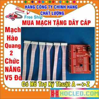 MẠCH LED Hào Quang 16x32 Tích Hợp 2 chế Độ Hiệu Ứng Trên 1 Mạch Với Hơn 100 Hiệu ứng Bắt mắt ( ĐÃ BAO GỒM 6 SỢI CÁP )